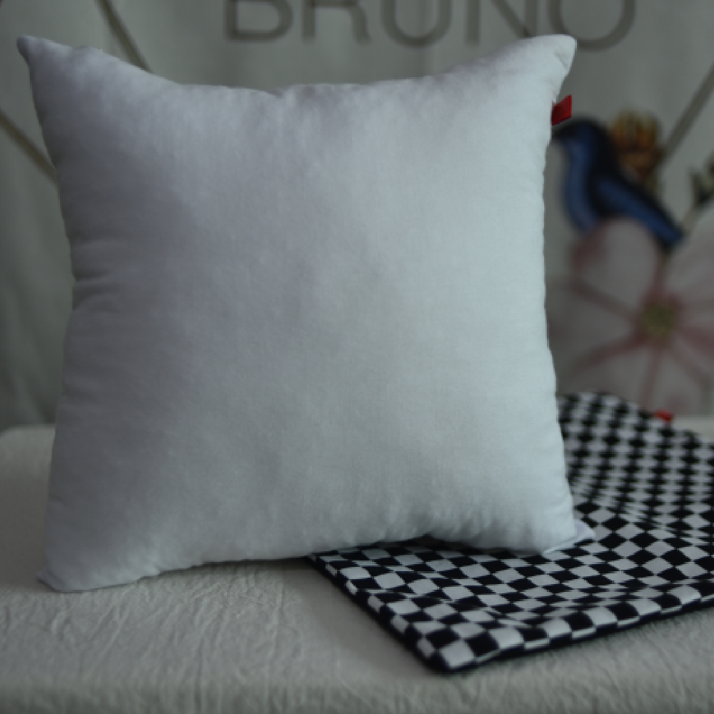 handmade checkerboard pattern sofa cushion cover contains with pillow  12x12 inch (30x30cm)