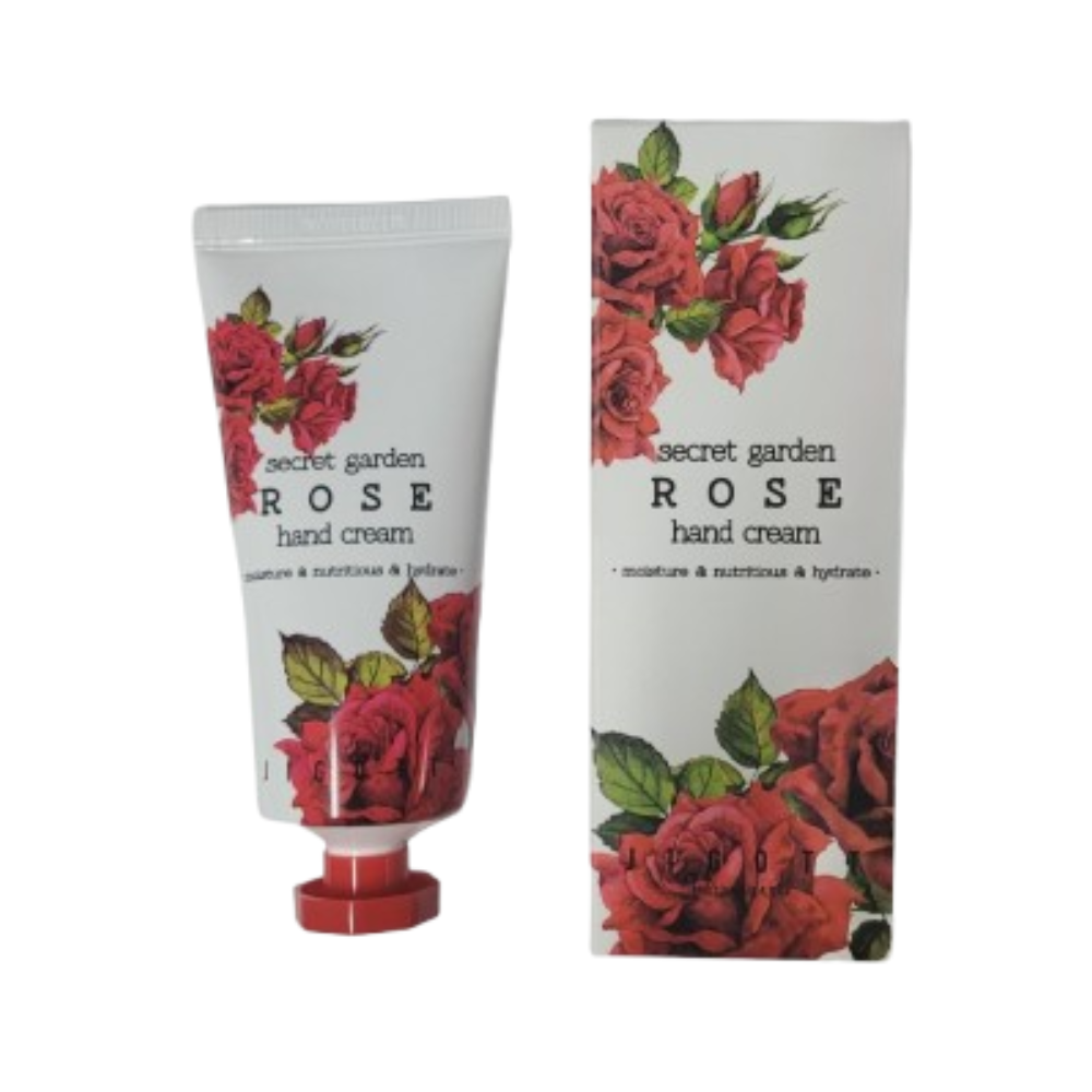 Rose Hand Cream Moisture & Nutritious & Hydrate 100ml Made in Korea K Beauty