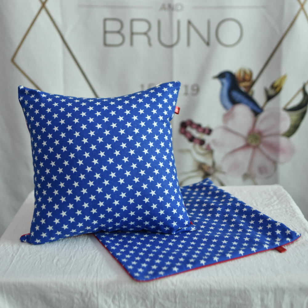 handmade shiny star sofa cushion cover contains with pillow  12x12 inch (30x30cm)